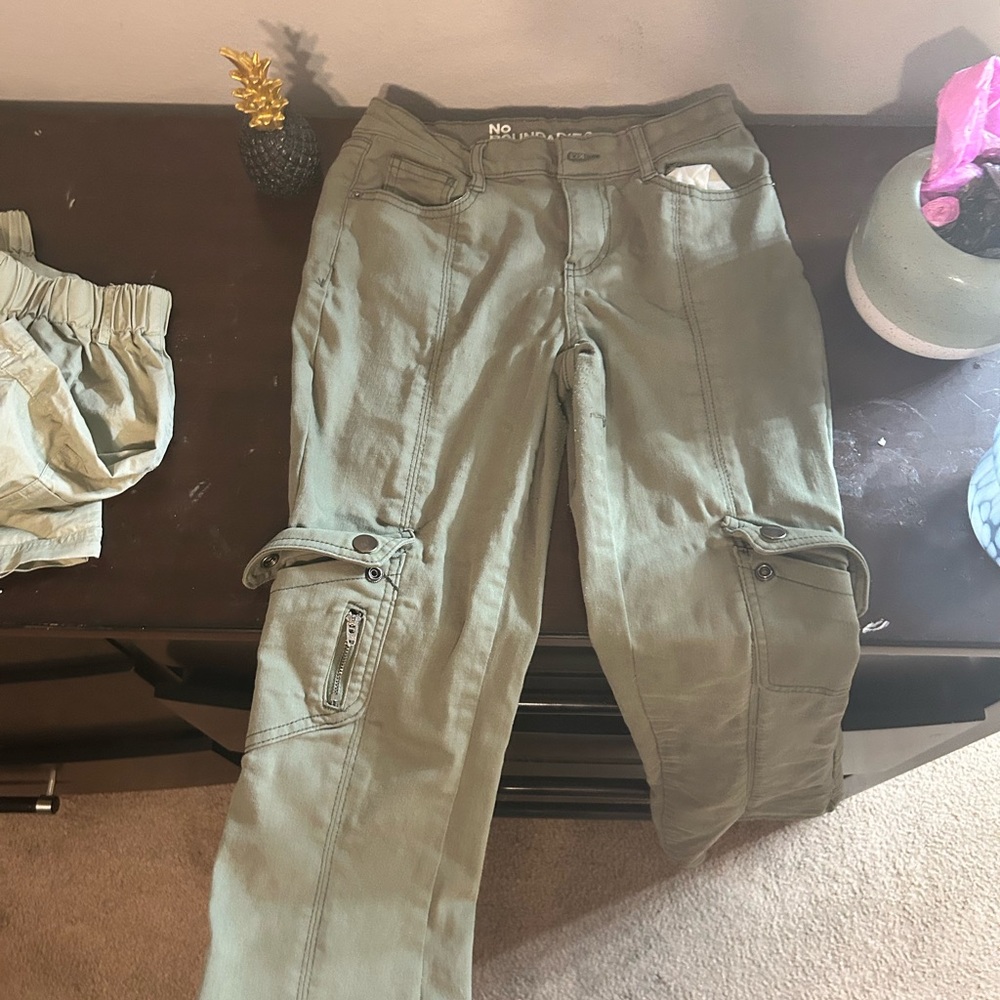 Green Cargo Pants